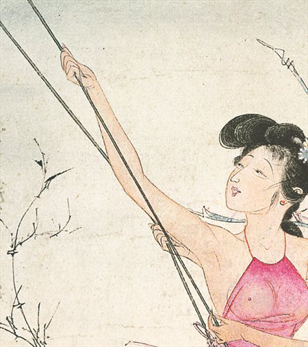 家谱复制-胡也佛的仕女画和最知名的金瓶梅秘戏图